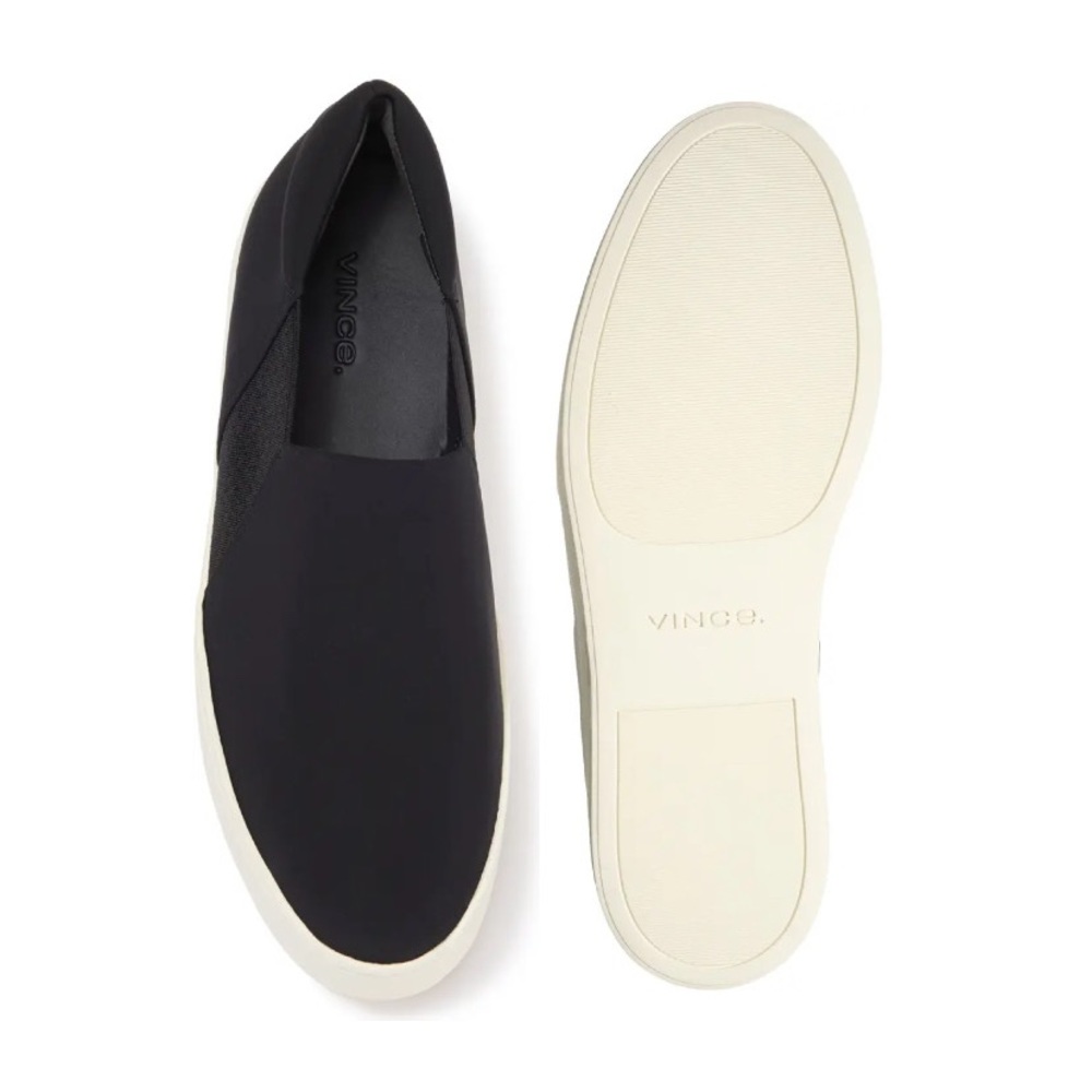 Warren Slip-On Platform Sneaker | Black